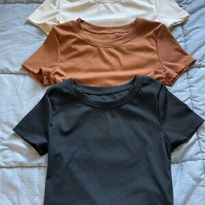 SHEIN bundle of 3 fitted tees